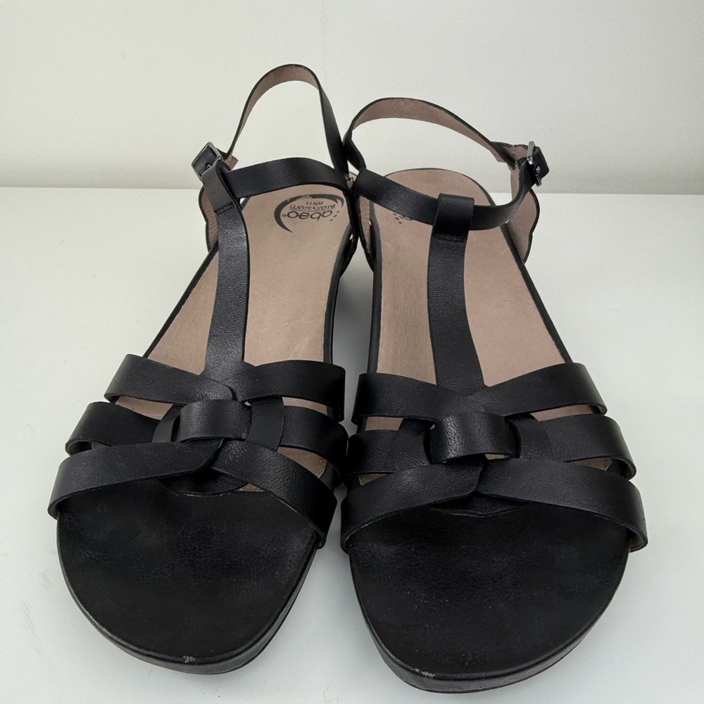 Abeo Irma Black Strappy Sandals